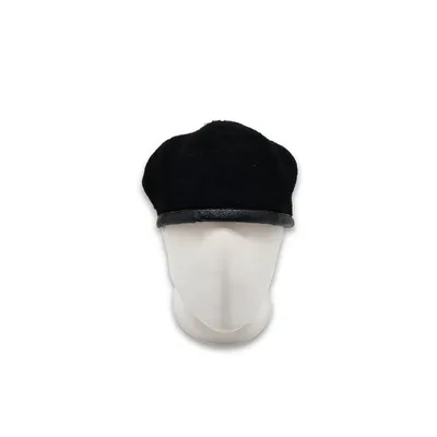 Берет чоловічий вовняний з формованою вставкою 55-58 Чорний 15494