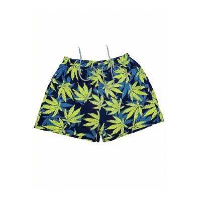 Шорти для плавання з рослинним візерунком 15-13 2XL Салатовий 3819