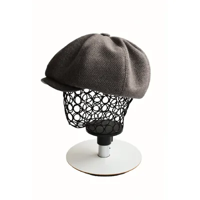 Кепка восьмиклинка хуліганка кашемірова ірис Шелбі KENT&AVER 58-60 Бежевий 8109