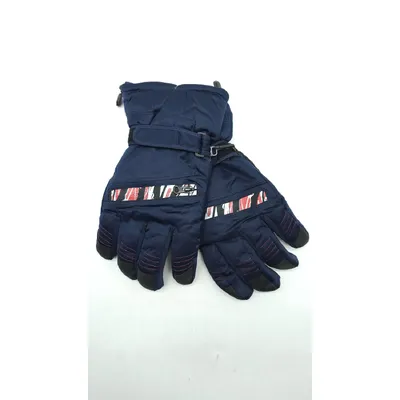 Перчатки мужские лыжные плащевые A-9191 LUCKYLOONG L-XL Темно-синий
