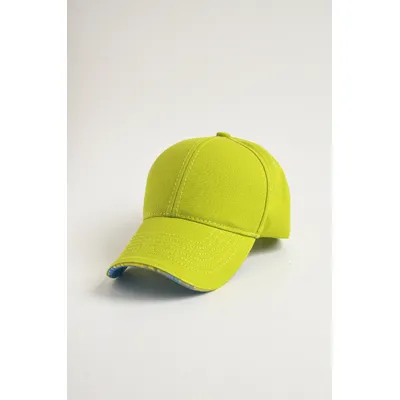 Бейсболка з обідком та кольоровим козирком KENT&AVER 57-58 Салатовий 03012
