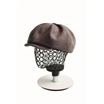 Кепка восьмиклинка хуліганка кашемірова ірис Шелбі KENT&AVER 58-60 Коричневий 8109