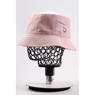 Панама бавовняна полегшена однотонна з кишенею Пірсинг KENT&AVER 55 Пудровий 2207-0