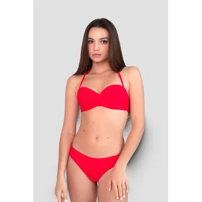 Купальник раздельный анжеликой с Push-up 32675 Atlantic Beach 38 Красный 12484