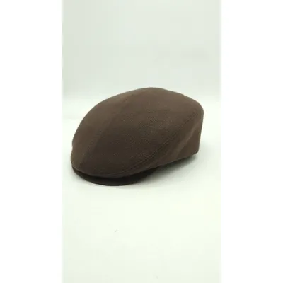 Кепі кашемірове Flat Cap 56-58 Шоколад