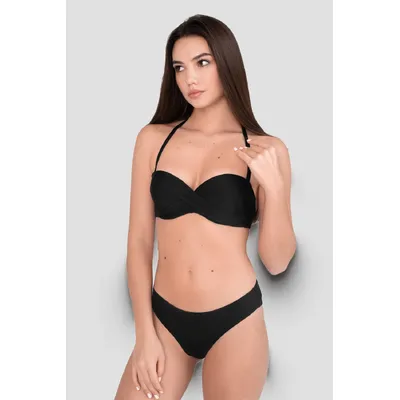 Купальник раздельный анжеликой с Push-up 32675 Atlantic Beach 38 Черный 12492