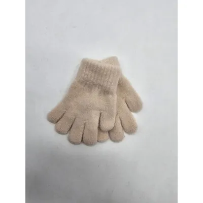 Рукавиці дитячі одинарні на вік 2-3 роки Бежевий 16015