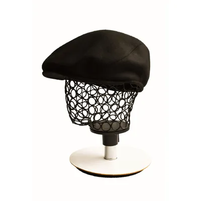 Кепка пряма реглан кашемірова KENT&AVER 56 Чорний 8102