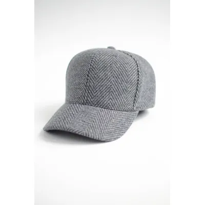 Бейсболка форхед в ялинку KENT&AVER 58-59 Сірий