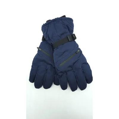 Перчатки мужские лыжные плащевые A-7722 LUCKYLOONG L-XL Темно-синий