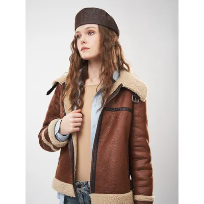 Кепі джинсове Flat Cap Fortune 55-57 Коричневий