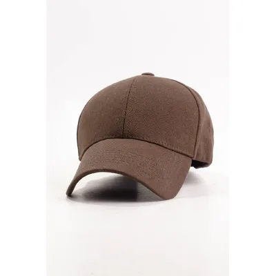 Бейсболка класична однотонна ETHNO KENT&AVER 57-60 Коричневий 0002-1