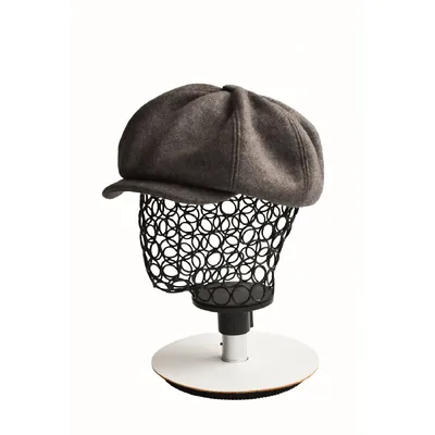 Кепка восьмиклинка хуліганка кашемірова Шелбі KENT&AVER 55-56 Бежевий 8108