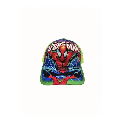 Бейсболка з сіткою та малюнком Спайдермен SPIDERMAN 52-55 Салатовий 17004