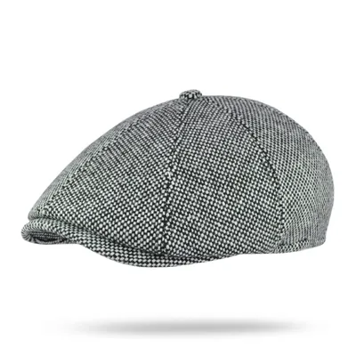 Кепка восьмиклинка твідова VladAltex 57 Сірий 122-28