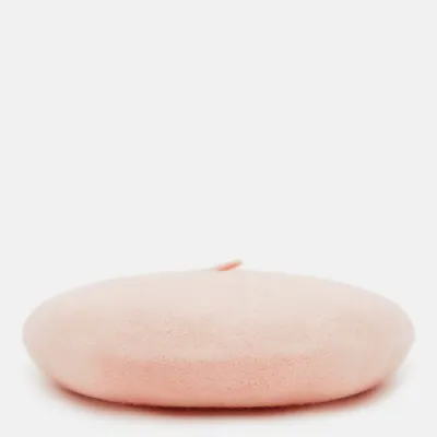 Берет класичний однотонний вовняний 56-58 Fortune Персиковий