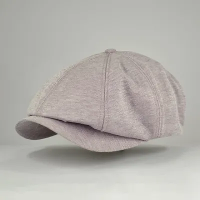 Кепка восьмиклинка хуліганка лляна VladAltex 56 Бежевий 335-6