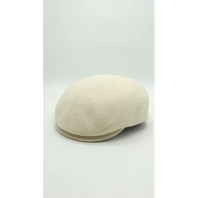 Кепі кашемірове Flat Cap Fortune 55-57 Топлене молоко