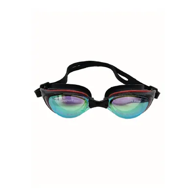 Окуляри для плавання Leacco one size Чорний з червоним MC1603