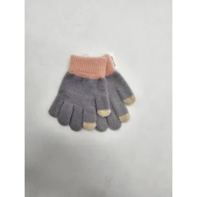Рукавиці дитячі одинарні на вік 2-3 роки Сірий 16016