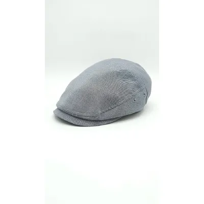 Кепка пряма реглан бавовняна однотонна Mazur 56 Сірий KP13-V301