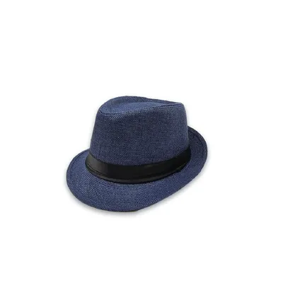 Капелюх класичний челентанка Fortune 57-59 Темно-синій