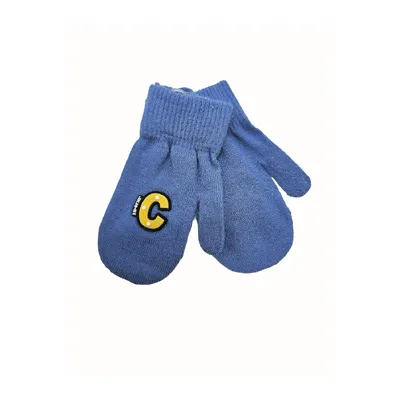 Рукавиці варежки дитячі одинарні з логотипом “C” 3-6 років Синій з жовтим 11995