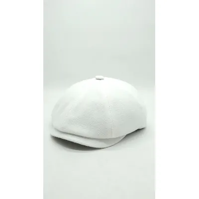 Кепі кашемірове восьмиклинка хуліганка Fortune 55-58 Білий