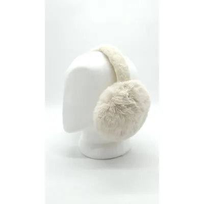 Навушники хутряні з кролика  SumWin one size Кремовий 7703-6