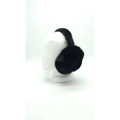 Наушники меховые с кролика SumWin one size Черный 7703-6