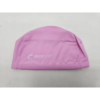 Шапка для плавання з прорезиненої тканини Leacco 55-58 Рожевий
