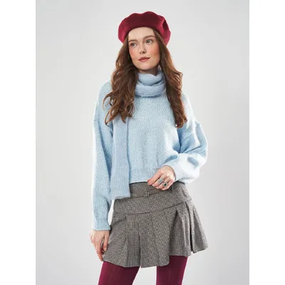 Берет класичний однотонний вовняний 56-58 Fortune Бордовий