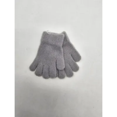 Рукавиці дитячі одинарні на вік 2-3 роки Сірий 16012