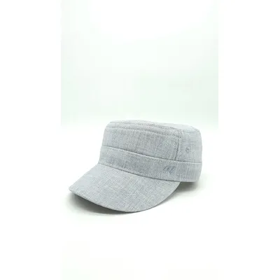 Кепка німка лляна Mazur L/58-59 Сірий NK4-LPA3