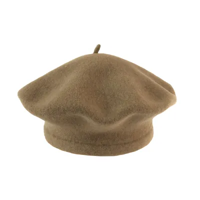 Берет з вовни класичний Flora Tonak 11 Бежевий 15349