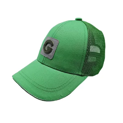 Бейсболка для хлопчика з логотипом G та сіткою 50 Зелений 13096