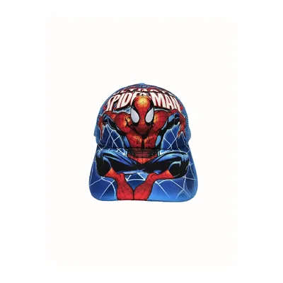 Бейсболка з сіткою та малюнком Спайдермен SPIDERMAN 52-55 Блакитний 17003