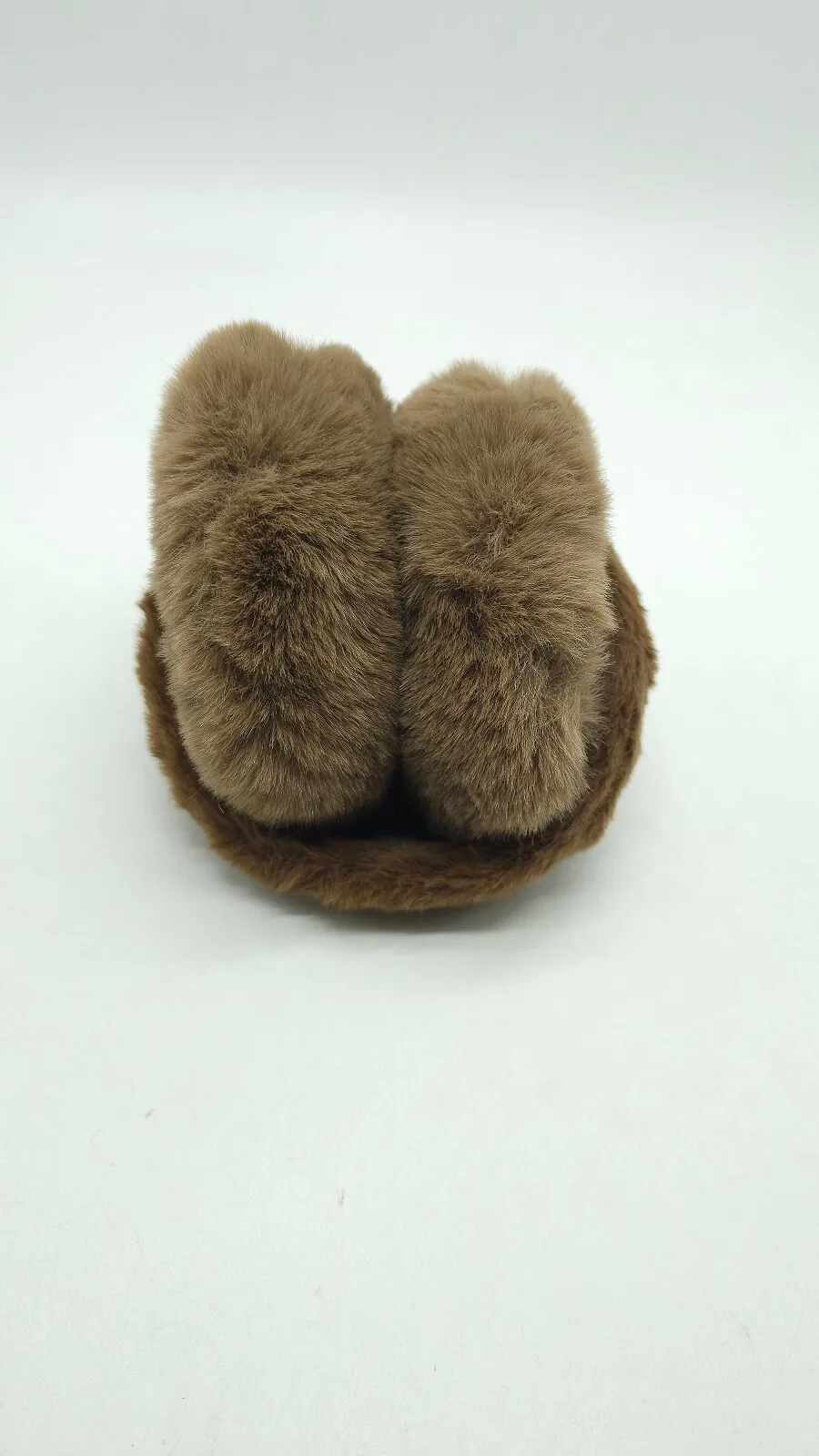 Навушники хутряні з кролика  SumWin one size Шоколад 7703-6 