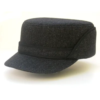 Кепка німка мазепинка твідова меланж VladAltex 56 Темно-сірий 107-22