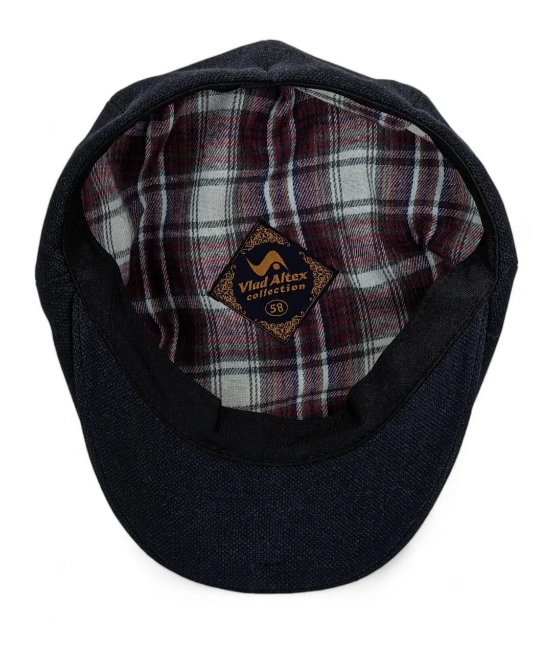 Кепка восьмиклинка хулиганка твидовая VladAltex 56 Темно-синий 3006-26 