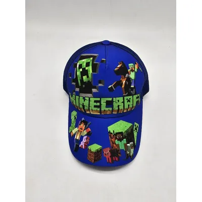 Бейсболка з сіткою та малюнком Minecraft 52-55 Електрик 13830