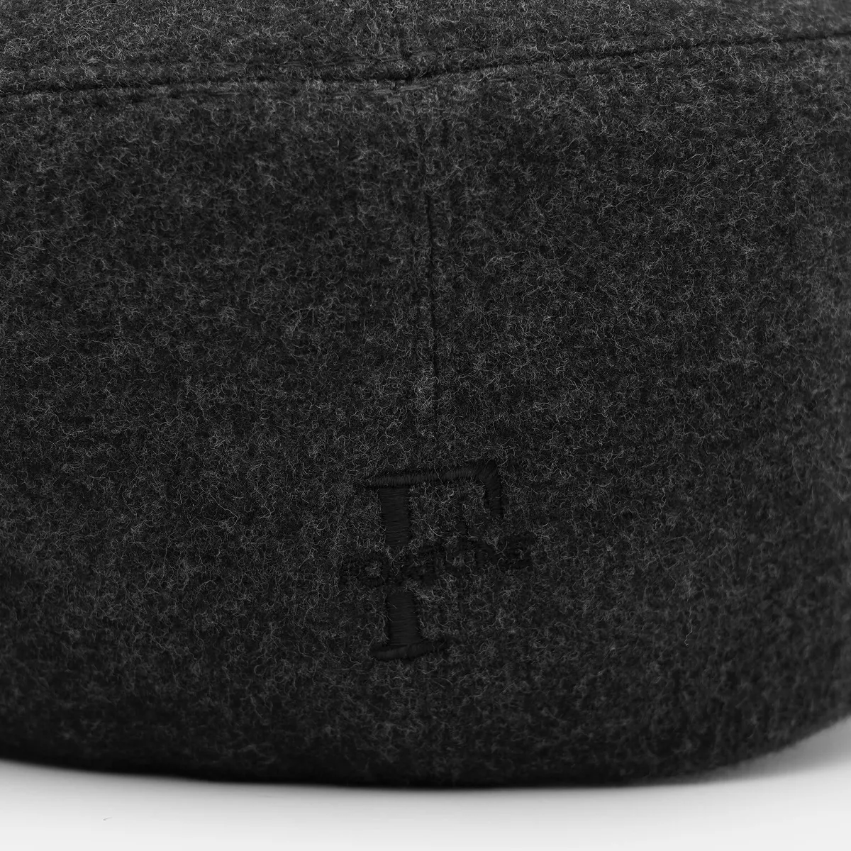 Кепи кашемировое Flat Cap Fortune 55-57 Темно-серый 