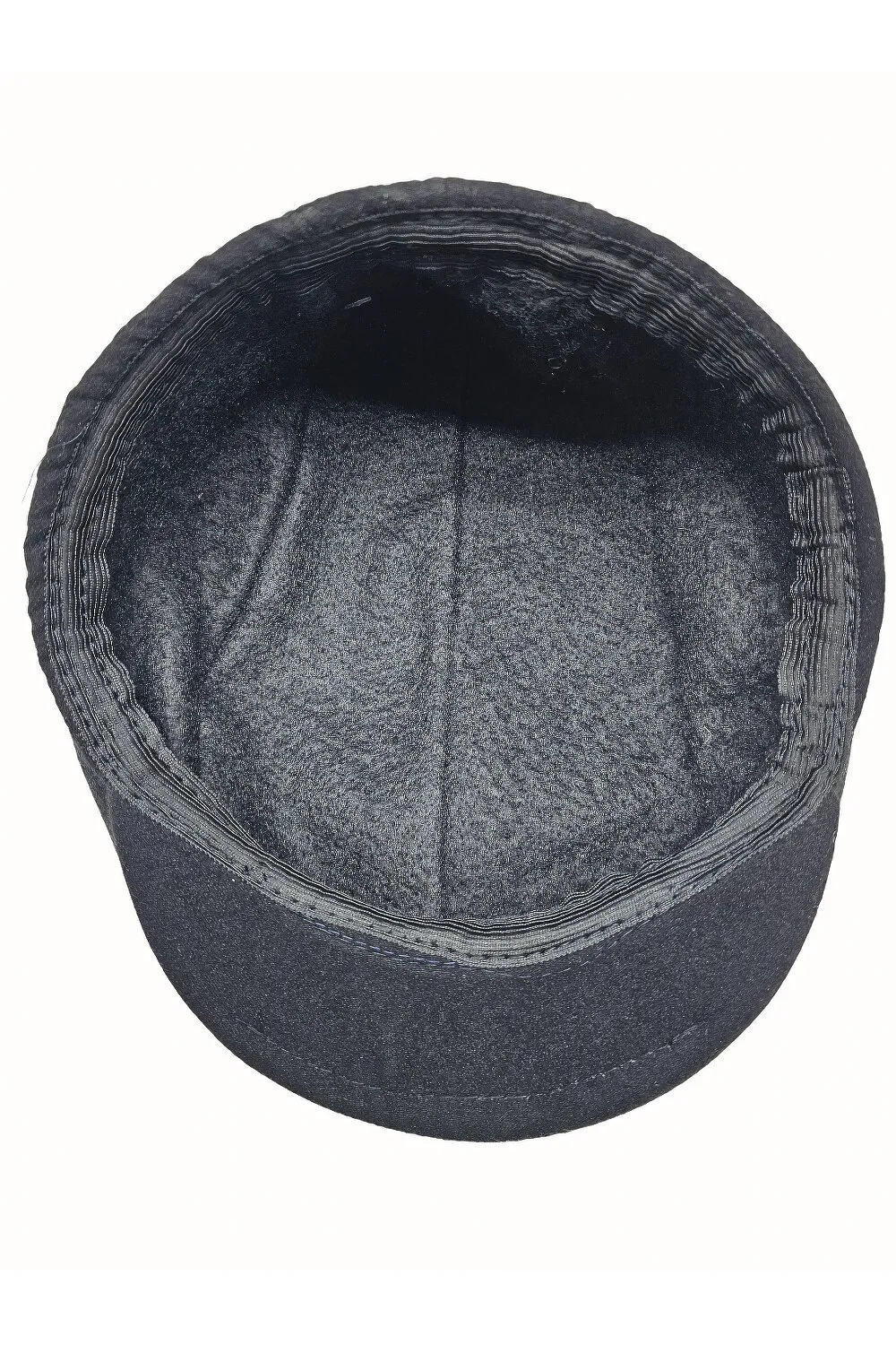 Кепка пряма реглан кашемірова класична однотонна 56 Чорний 12958 