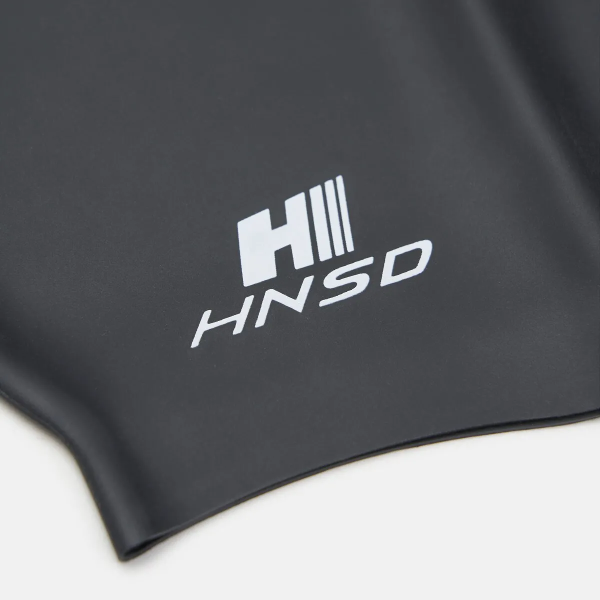 Шапка для плавання силіконова з логотипом HNSD 55-58 Чорний 