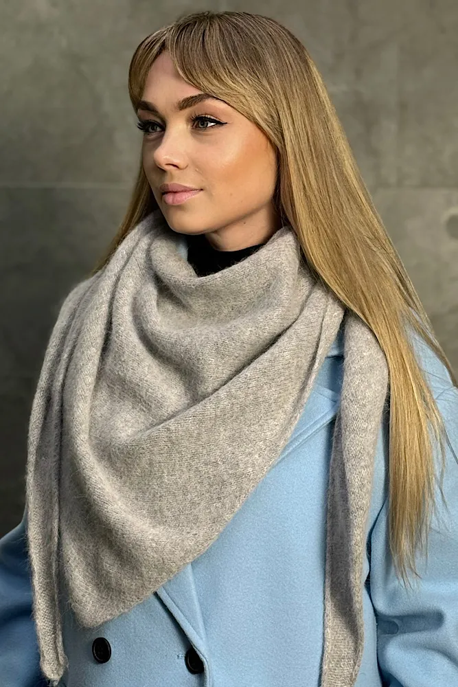 Косинка бактус шалик ангорова Margot Cascona one size Перламутровий 