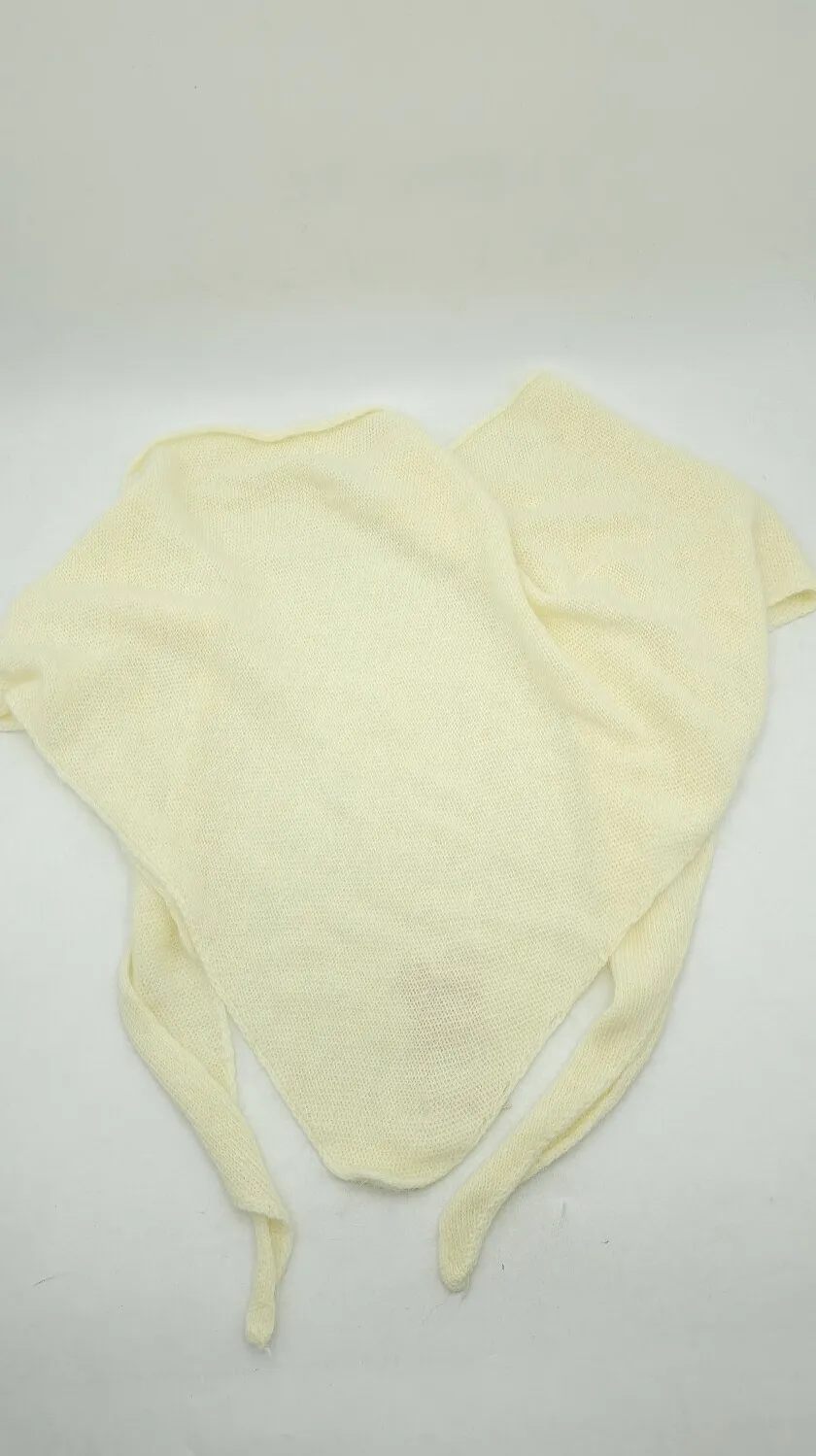 Косинка бактус шалик ангорова Helly Cascona one size Айворі 