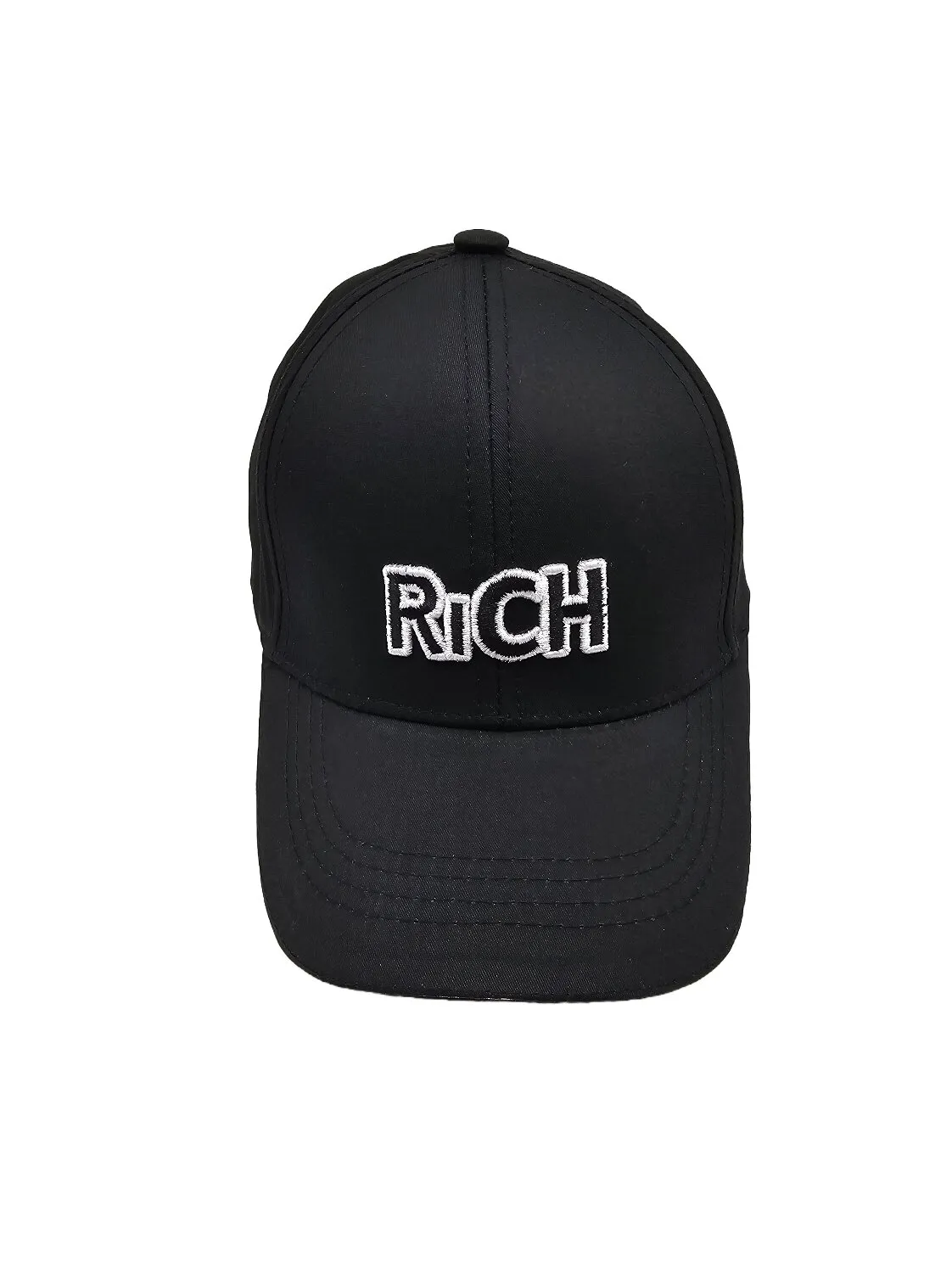 Бейсболка для девочки с надписью RICH 54 Черный 14111 