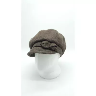 Кепі кашемірове з бантом 56-57 Коричневий