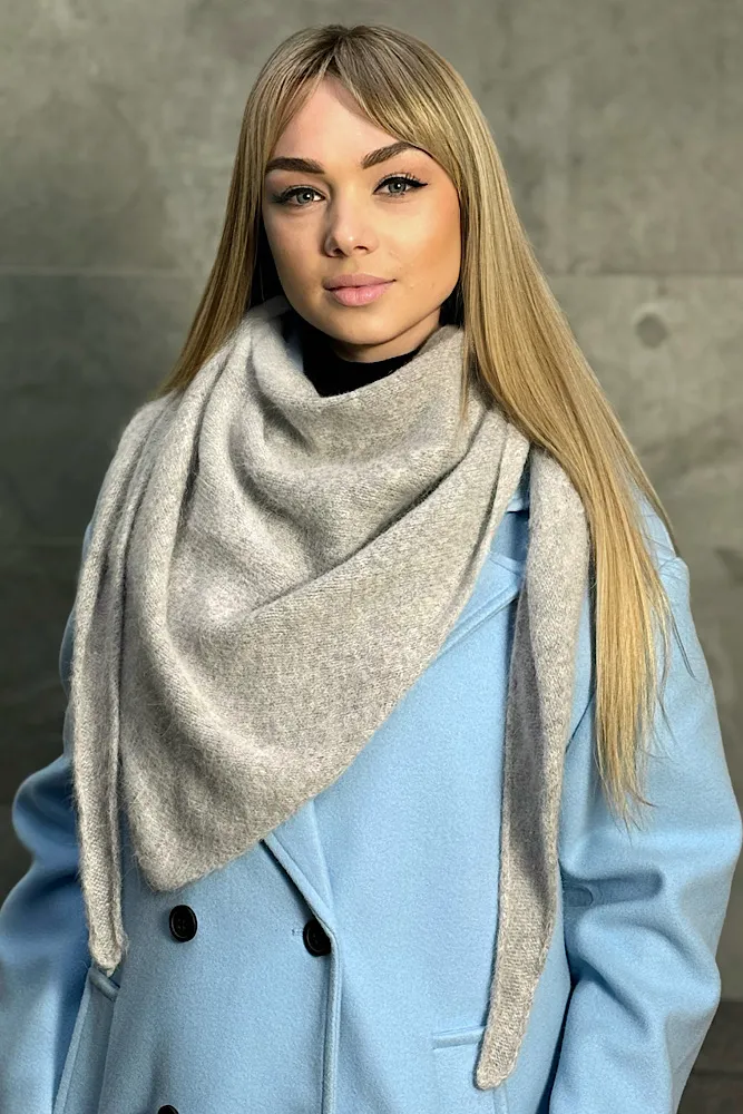 Косинка бактус шалик ангорова Margot Cascona one size Перламутровий 