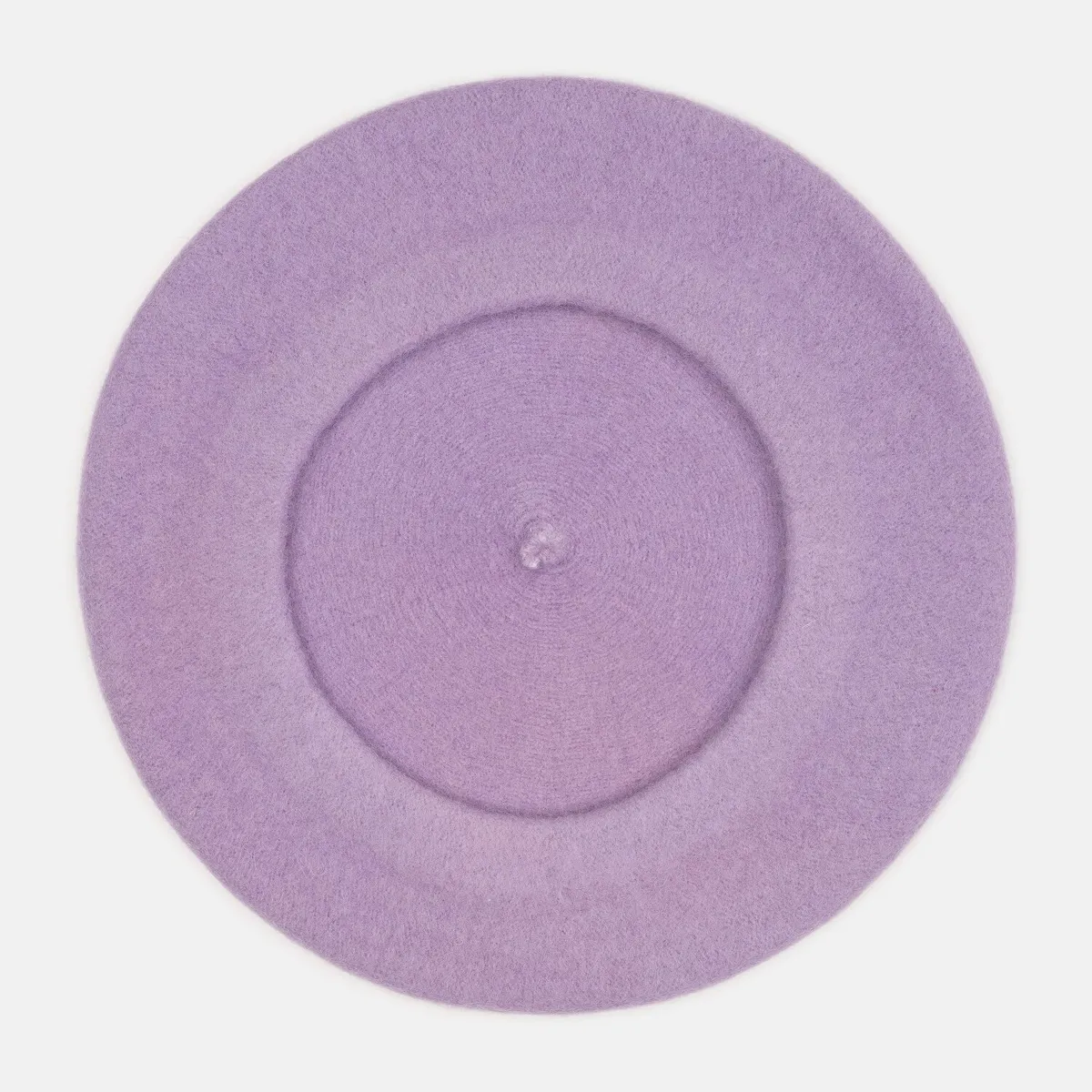 Берет класичний однотонний вовняний 56-58 Fortune Бузковий 